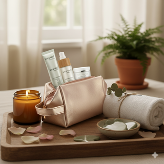 Malu Wilz skincare cadeauset met toilettas