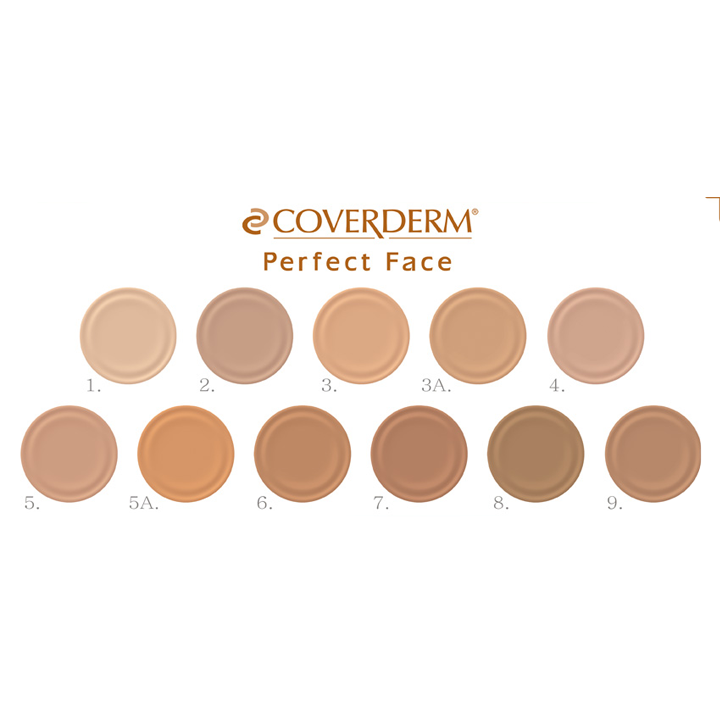 Coverderm Perfect Face farver