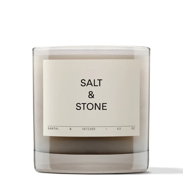 Salt & Stone Duftlys - Santal & Vetiver 240 g