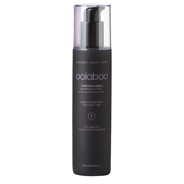 Oolaboo Curlicious Argan Curl Refining Co-Wash 250ml flaske uden æske