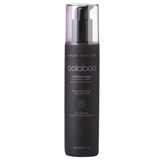 Oolaboo Curlicious Argan Curl Refining Co-Wash 250ml flaske uden æske