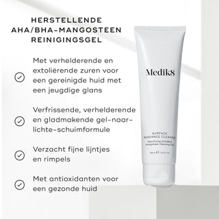 Medik8 Surface Radiance Cleanse fordele