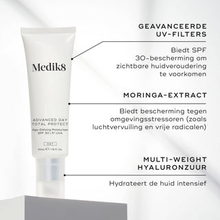 Medik8 Advanced Day Total Protect - SPF 30 50ml vigtigste ingredienser