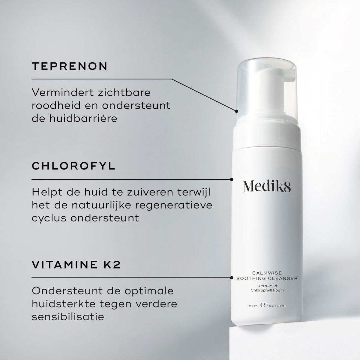 Medik8 Calmwise Soothing Cleanser vigtigste ingredienser