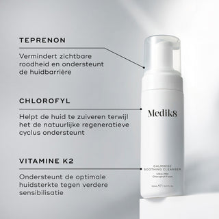 Medik8 Calmwise Soothing Cleanser vigtigste ingredienser