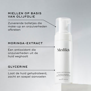 Medik8 Micellar Mousse vigtigste ingredienser