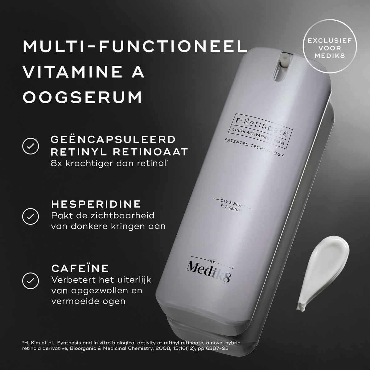 Medik8 r-Retinoate - Day & Night Eye Serum 15ml vigtigste ingredienser