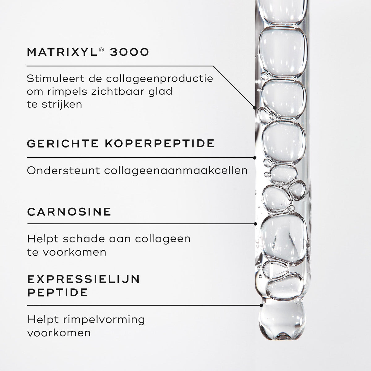 Medik8 Liquid Peptides 30ml vigtigste ingredienser