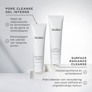Medik8 Surface Radiance Cleanse kombineres med