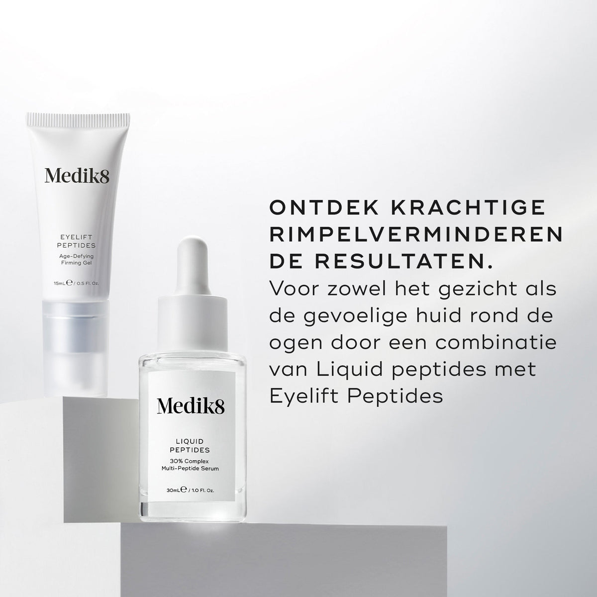 Medik8 Liquid Peptides 30ml kombineres med