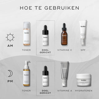Medik8 Oxy-R Peptides 2x 10ml layering-gids