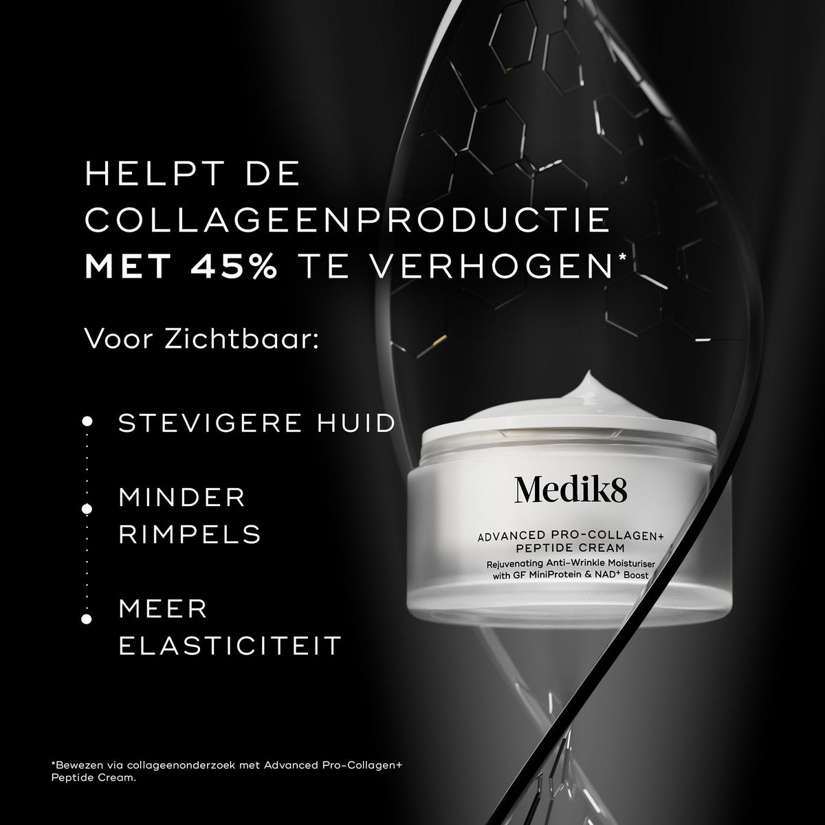 Medik8 Advanced Pro Collagen+ Peptide Cream 50ml fordele