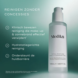 Medik8 Total Moisture Cleansing Gel 145ml fordele