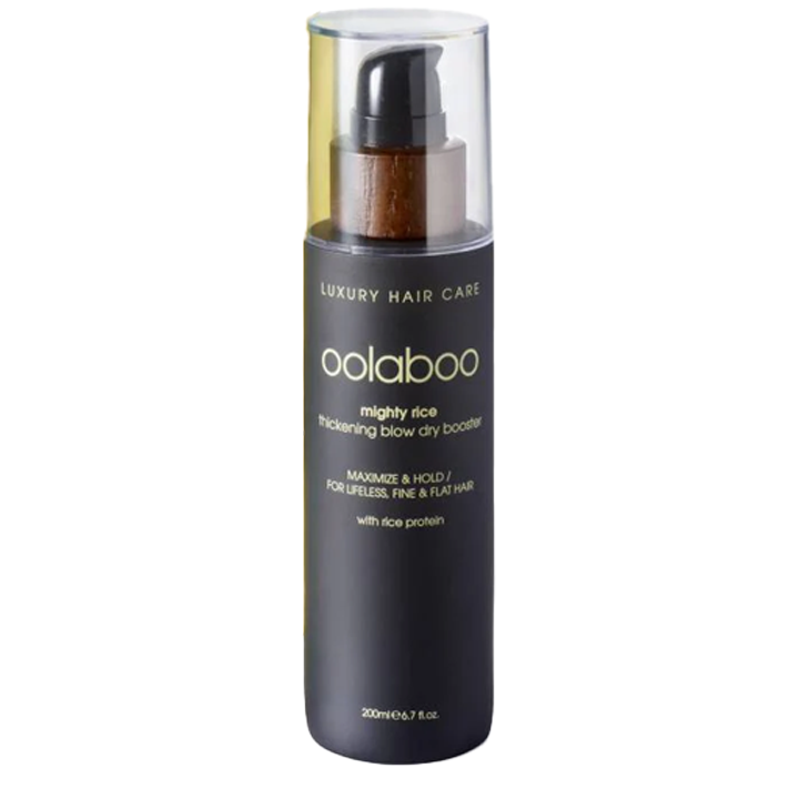 Oolaboo Mighty Rice Blow Dry Booster 200ml flaske uden æske