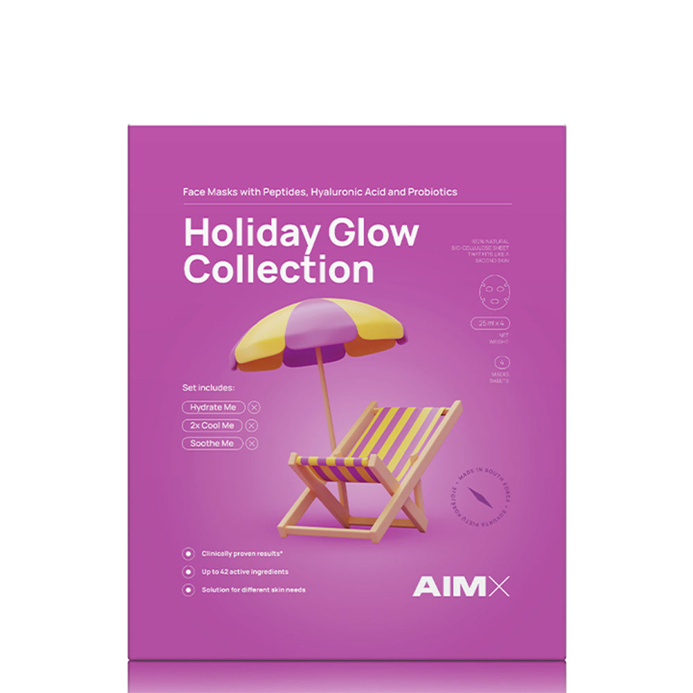 AIMX Holiday Glow Collection, 4 ansigtsmasker