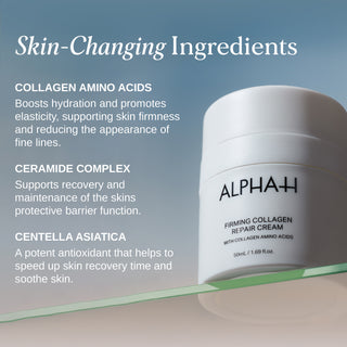 Alpha-H Firming Collagen Repair Cream ingredienser