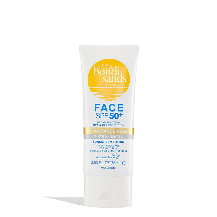 Bondi Sands Everyday Face Lotion Tinted-Matte SPF 50+ Parfumefri 75 ml