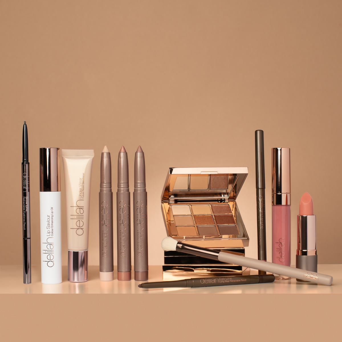 Delilah Cosmetics makeup stemningsbillede