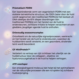 Medik8 Exo-PDRN Prismatic+ 30ml ingredienser PDRN og exosomkompleks