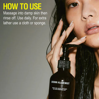 Grown Alchemist Gentle Gel Facial Cleanser brug
