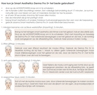 Oolaboo Smart Aesthetics Derma Pro 5+ brugsanvisning trin for trin