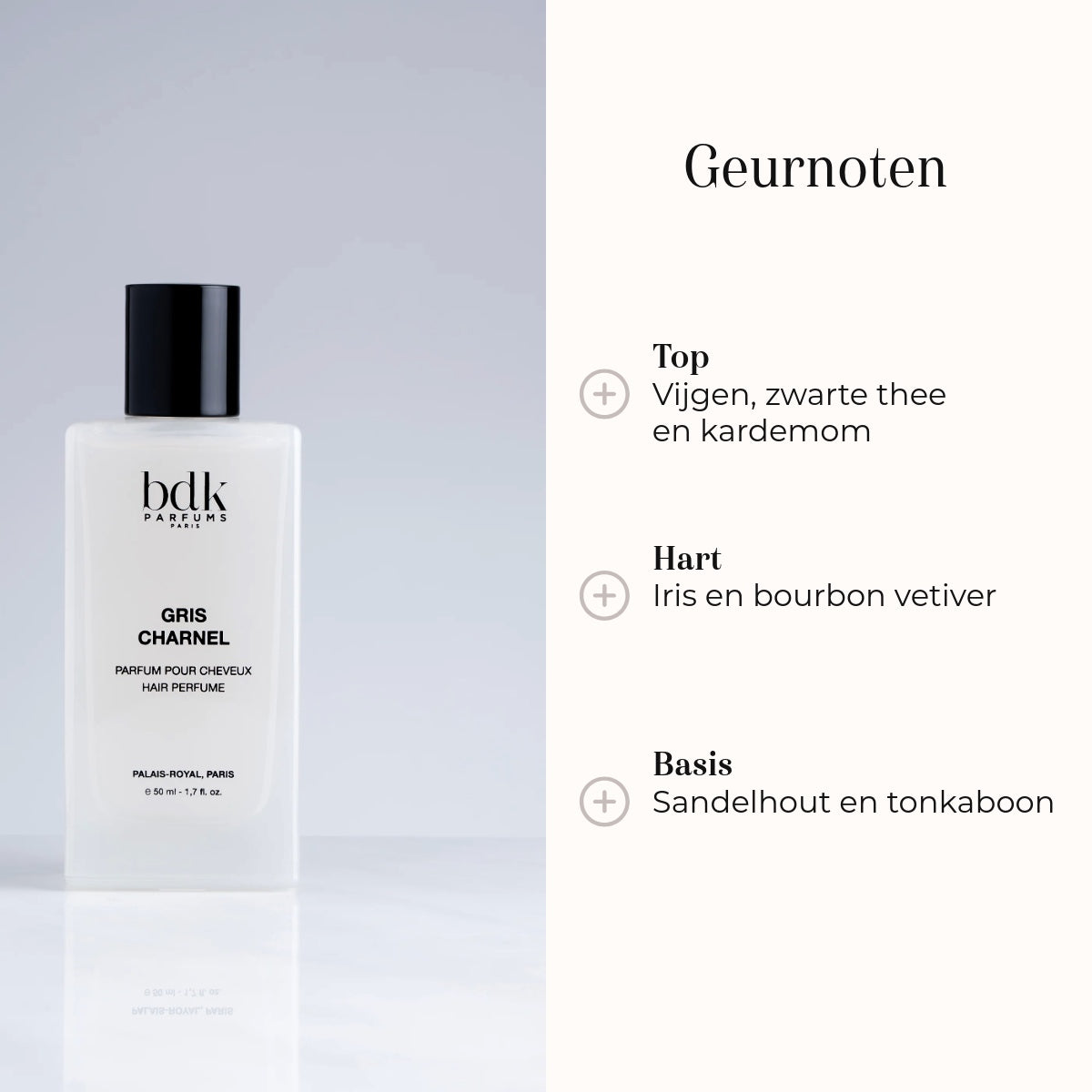 Hair Perfume - Gris Charnel geurnoten