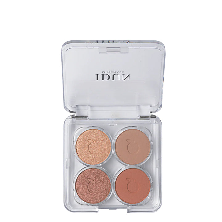 IDUN Minerals Mineral Eyeshadow Palette - Vildrosenrød 4g