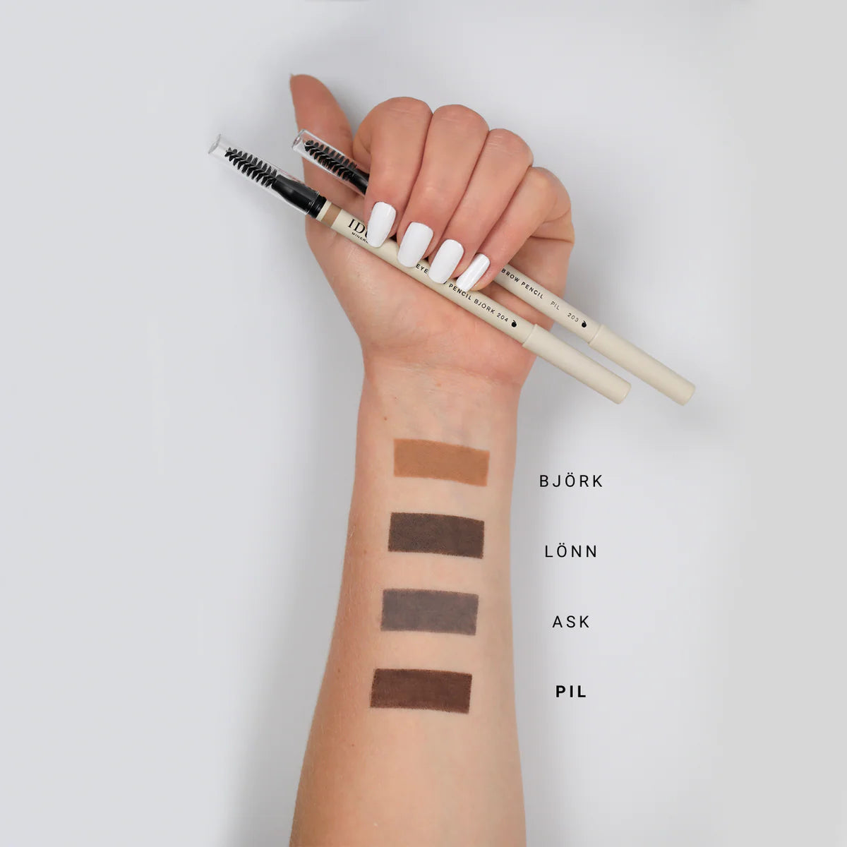 IDUN Minerals Eyebrow Pencil farver