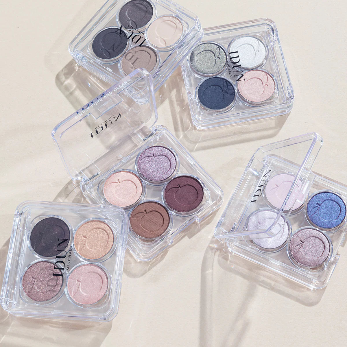 IDUN Minerals Mineral Eyeshadow Palette - Brunkulla stemning