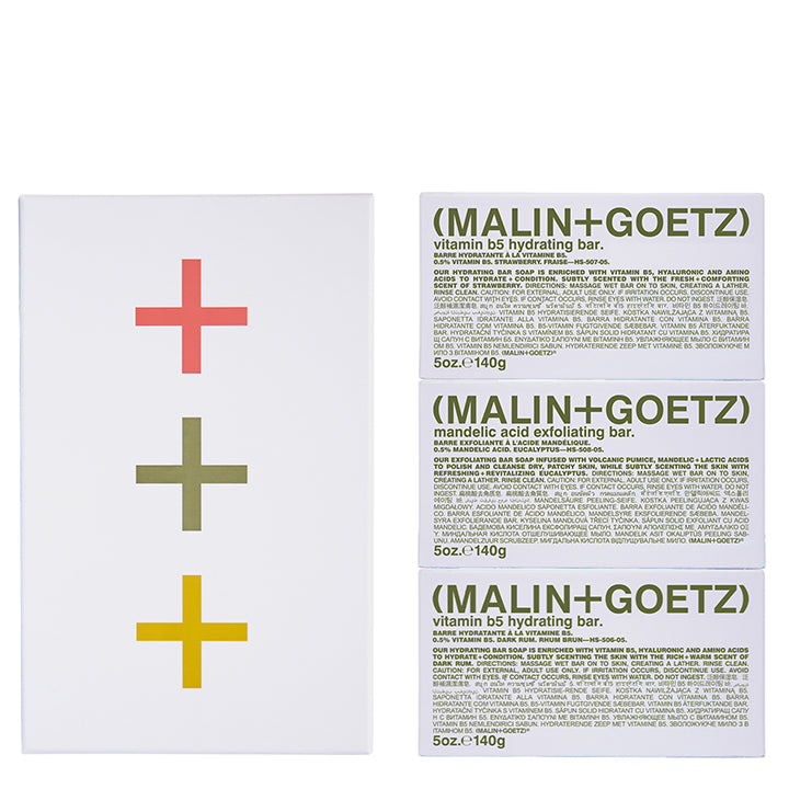 Malin+Goetz The Body Soap Trio 3x 140g