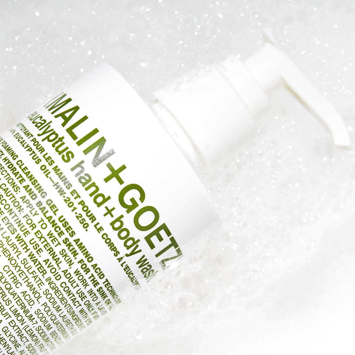 Malin+Goetz Eucalyptus Hand + Body Wash tekstur stemning
