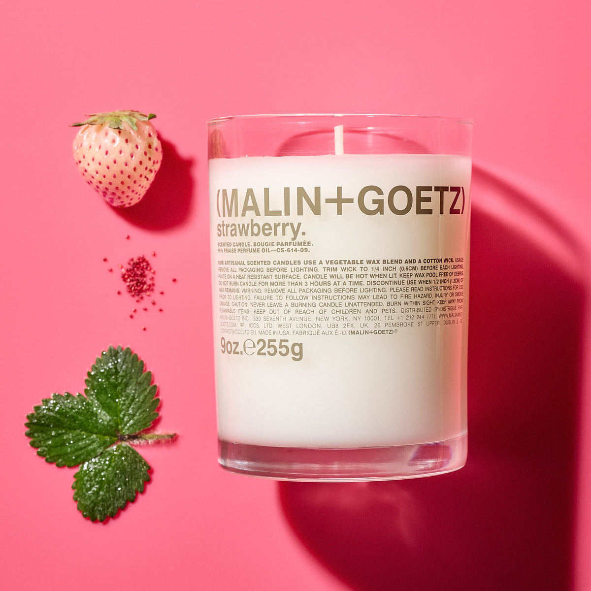Malin+Goetz strawberry duftlys stemning