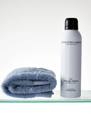 Marie Stella Maris Silky Soft Shower Mousse - Voyage Vetiver 200ml stemning