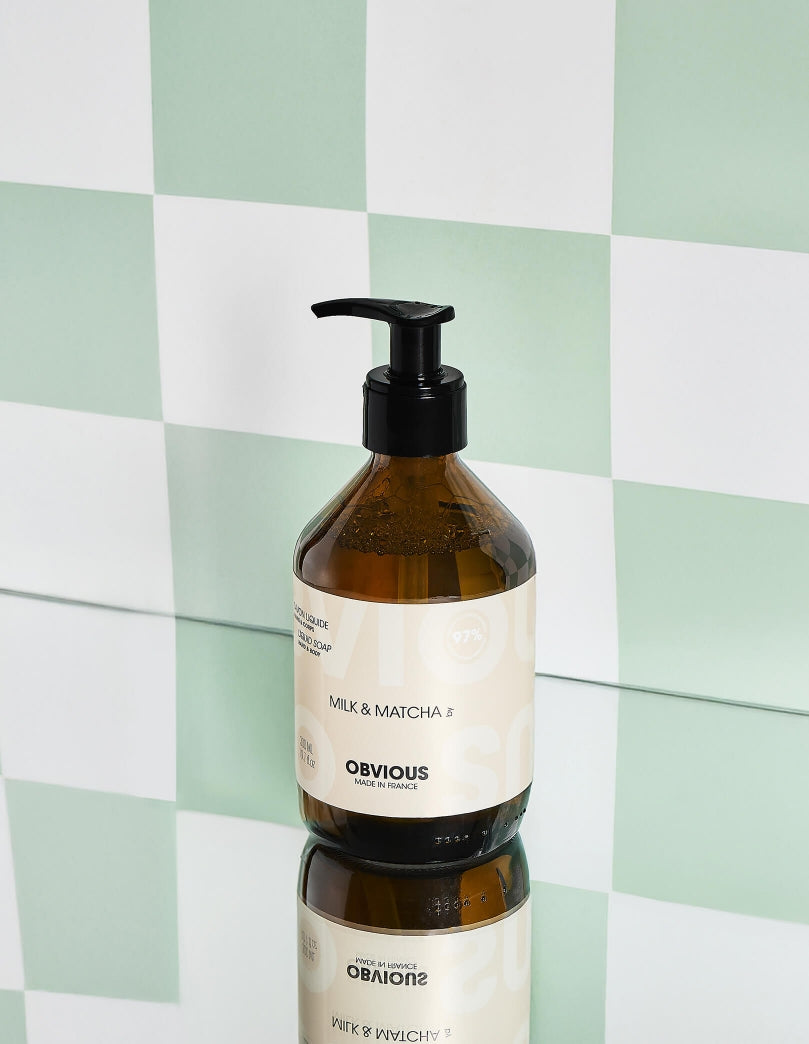 Obvious Parfums Milk & Matcha Liquid Soap stemning