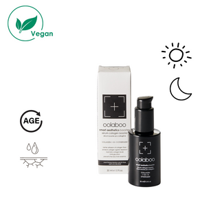 Oolaboo Smart Aesthetics Collagen Booster 30 ml med vegan- og effektikoner