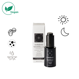 Oolaboo Smart Aesthetics Triple Power 30 ml med vegan- og effektikoner