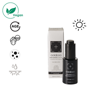 Oolaboo Smart Aesthetics Vitamin C3 Essence 30 ml med vegan- og effektikoner