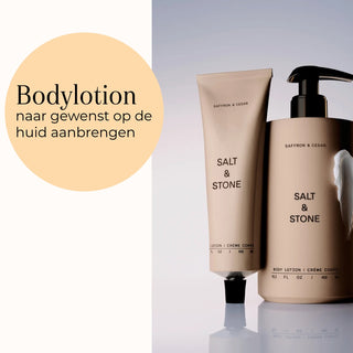 Body Lotion - Saffron & Cedar brug