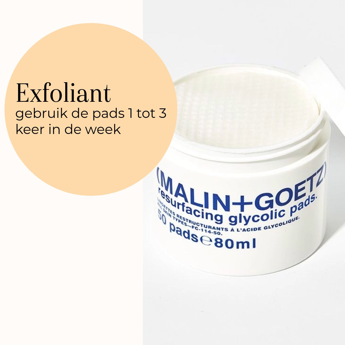 Resurfacing Glycolic Pads 80ml brug