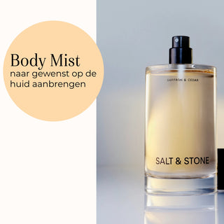 Body Mist Saffron & Cedar 100ml brug