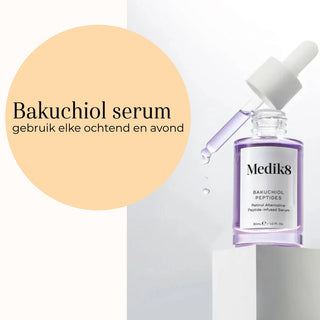 Medik8 Bakuchiol Peptides 30ml bakuchiol serum til morgen og aften