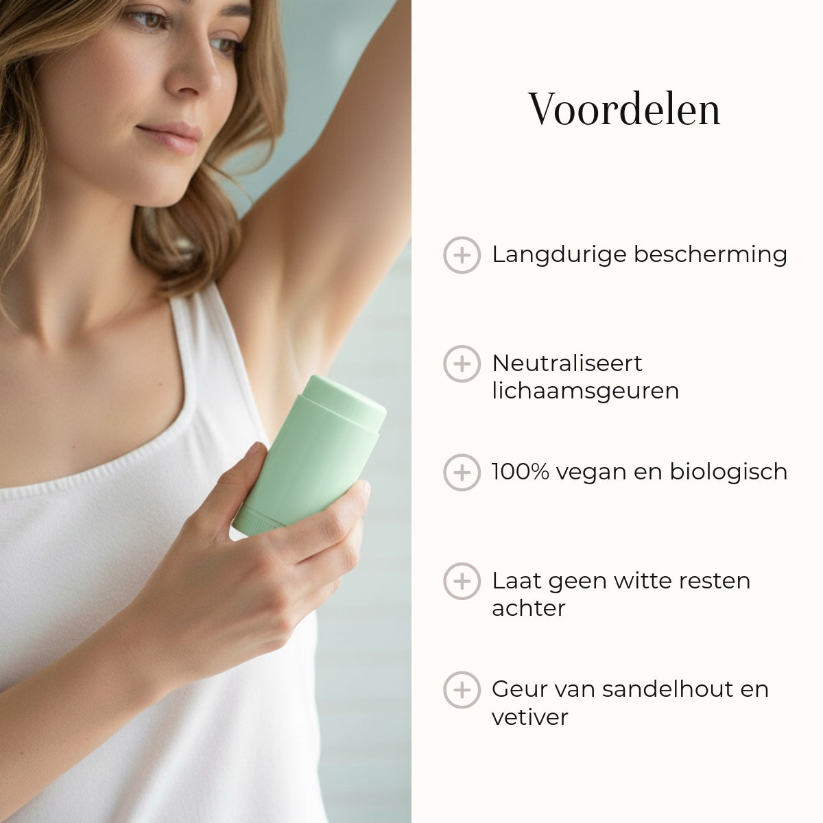 Natural Deodorant - Santal & Vetiver 75gr fordele