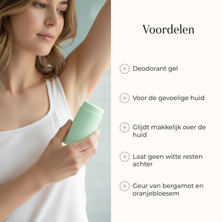 Natural Deodorant Gel - Bergamot & Hinoki Sensitive 75gr fordele