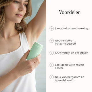 Natural Deodorant - Bergamot & Hinoki Extra Strength 75gr fordele