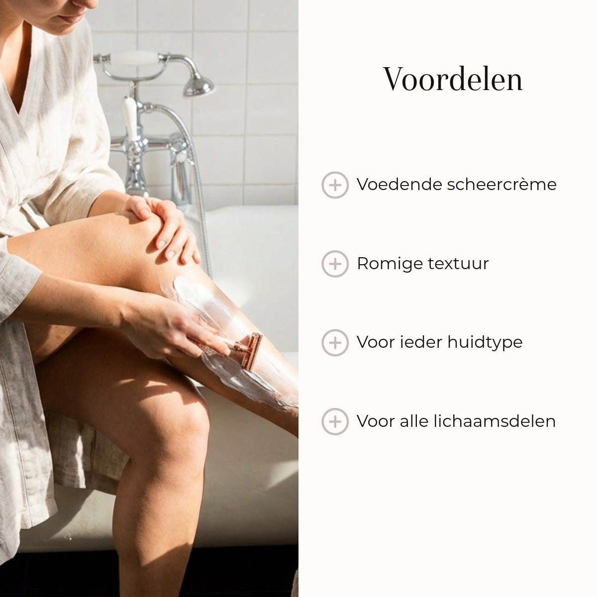 Chamomile Shave Cream fordele