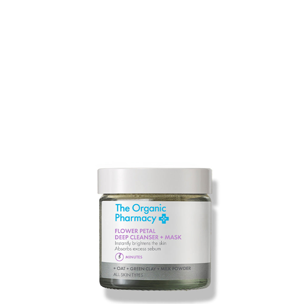 The Organic Pharmacy Flower Petal Deep Ansigtsrens & Ansigtsmaske 40ml
