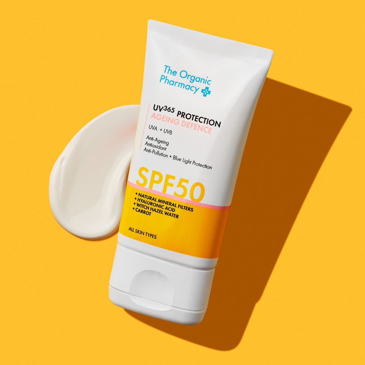 The Organic Pharmacy UV365 Protection Ageing SPF50 40ml tekstur