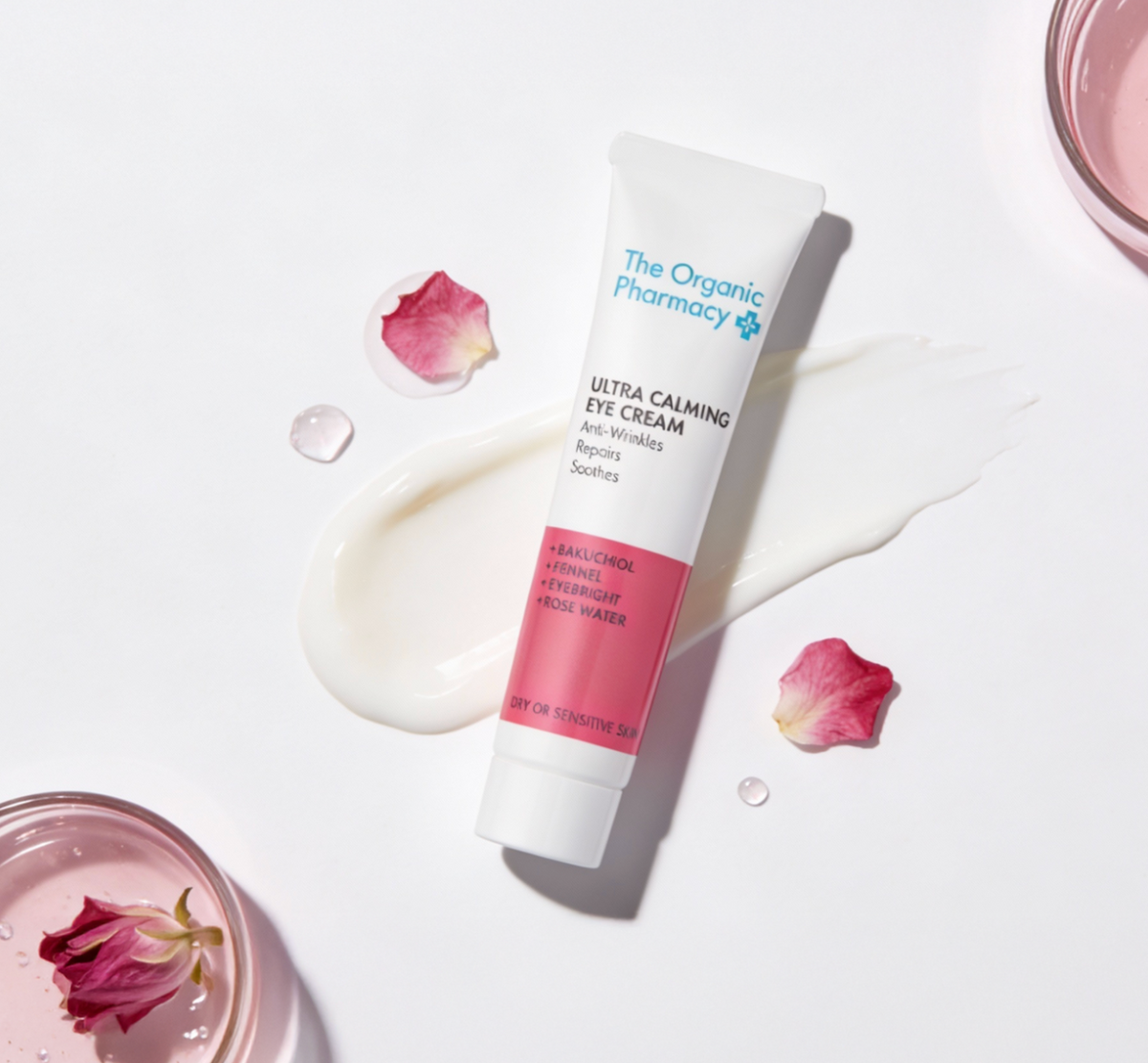 The Organic Pharmacy Ultra Calming Eye Cream, stemningsbillede