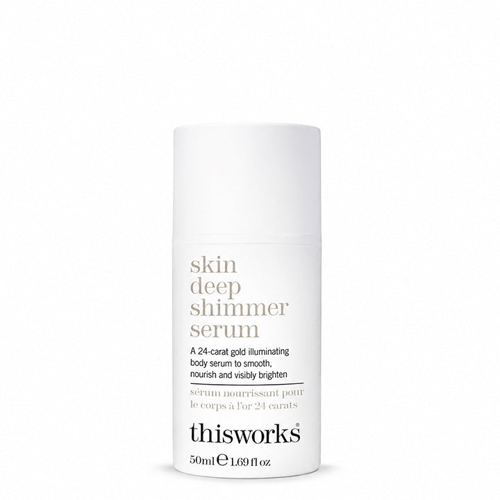 This Works Skin Deep Shimmer serum stemning