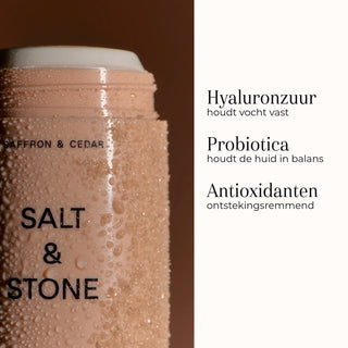 Natural Deodorant Saffron & Cedar 75gr ingredienser